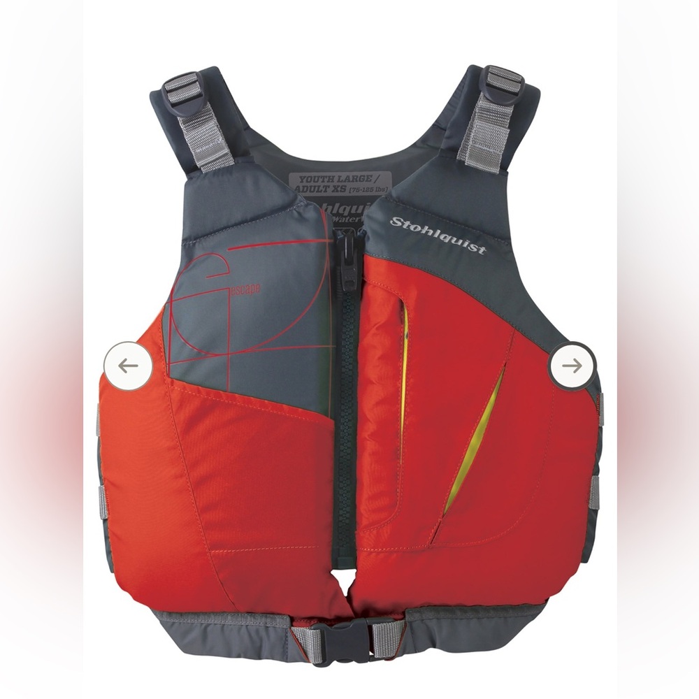 Stohlquist mens Life Vest jacket, water sports, life jacket floating vest